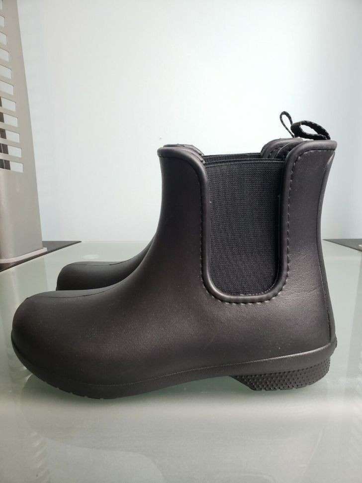 Жіночі гумові чоботи Crocs Women’s Freesail Chelsea Boot black — фото 3