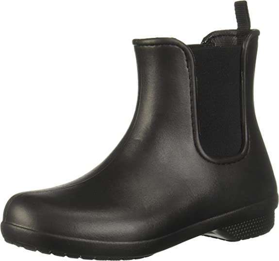 Жіночі гумові чоботи Crocs Women’s Freesail Chelsea Boot black — фото 4