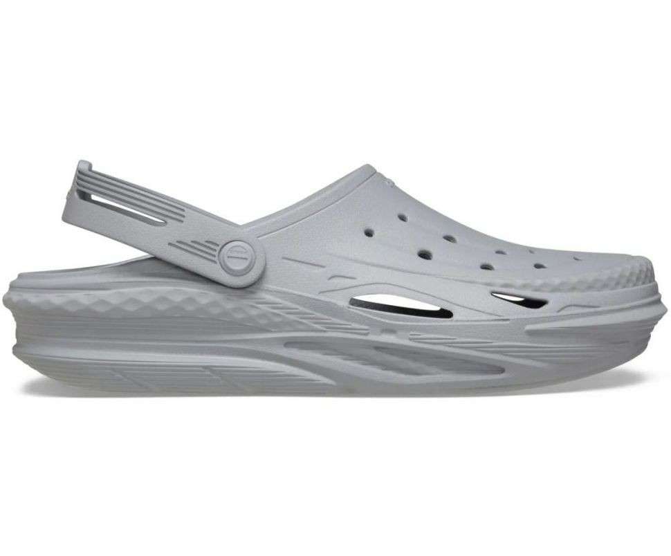 Чоловічі Crocs Off Grid Clog Light Grey — фото 9