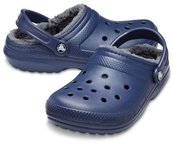 Crocs Клісік Клог утеплені Сині Classic Lined Clogs Navy