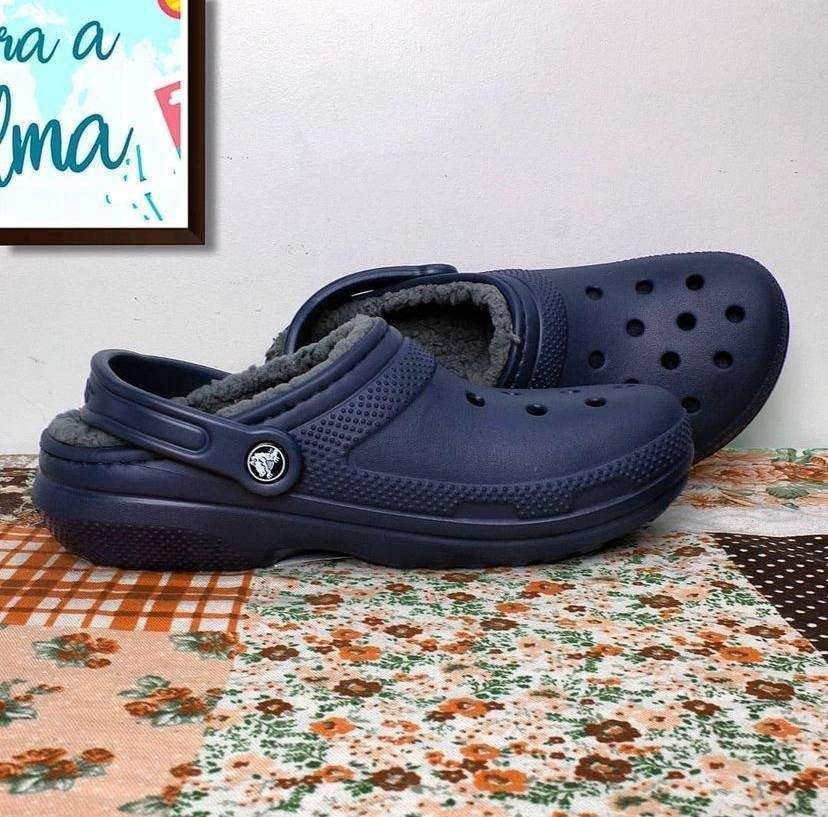 Crocs Клісік Клог утеплені Сині Classic Lined Clogs Navy — фото 6