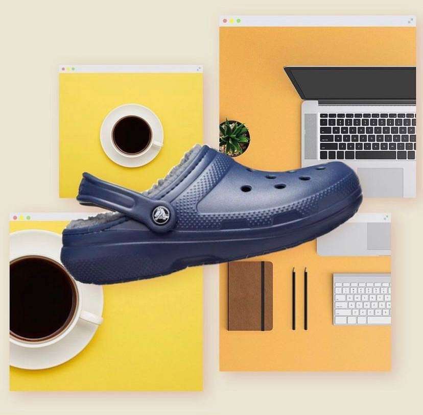 Crocs Клісік Клог утеплені Сині Classic Lined Clogs Navy — фото 8