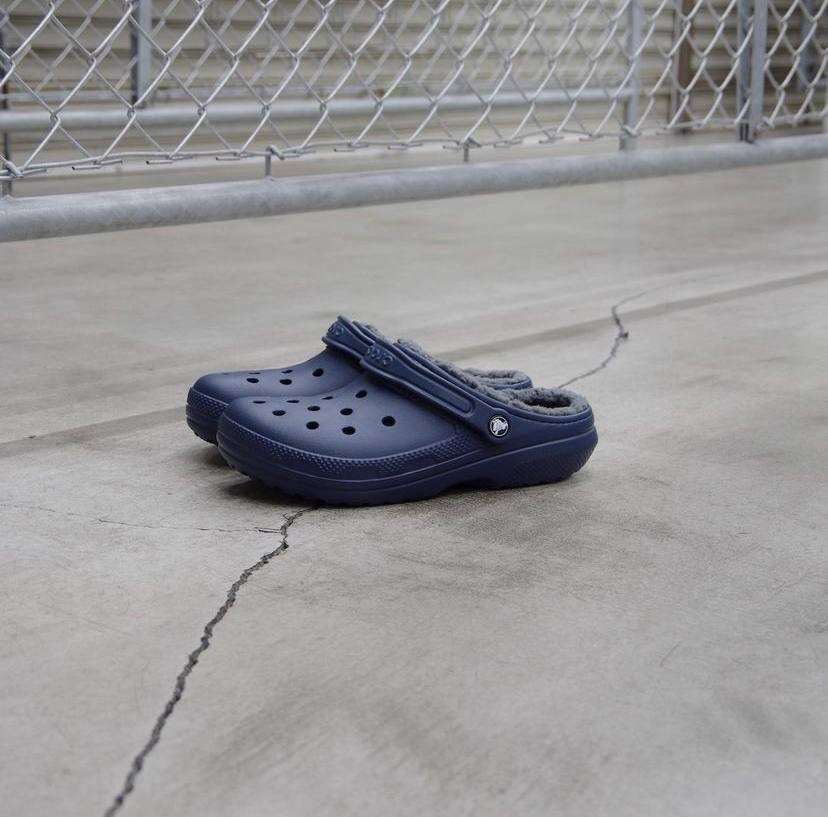Crocs Клісік Клог утеплені Сині Classic Lined Clogs Navy — фото 10