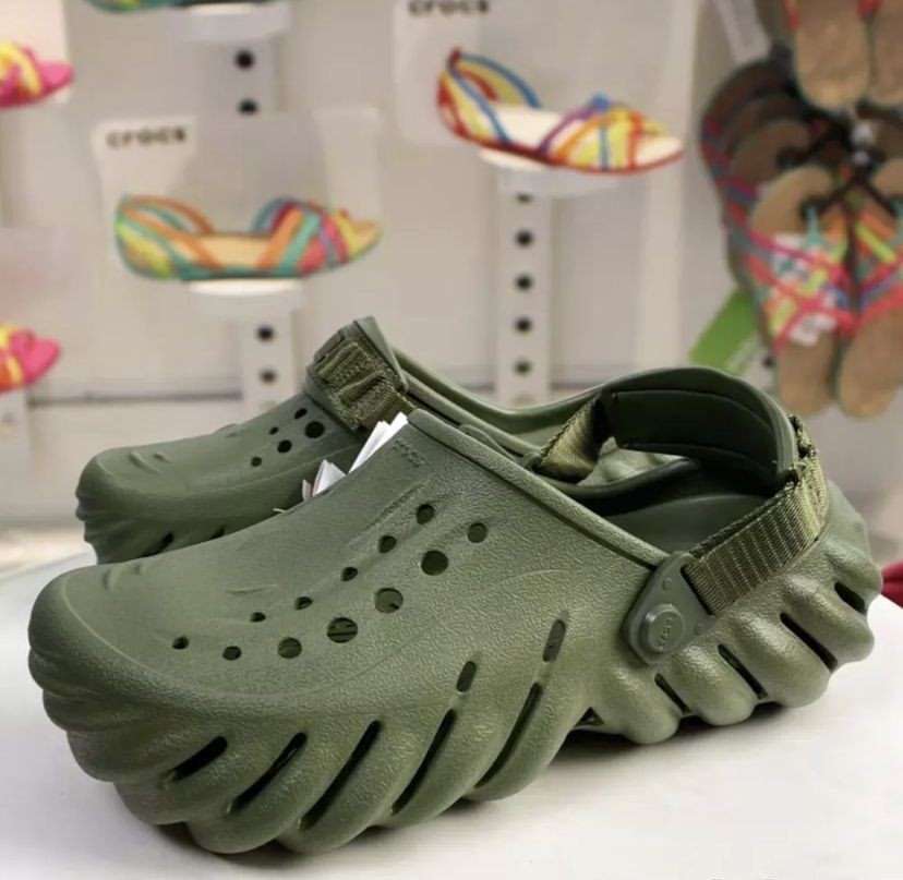 Чоловічі Crocs Echo Clog Army Green — фото 3