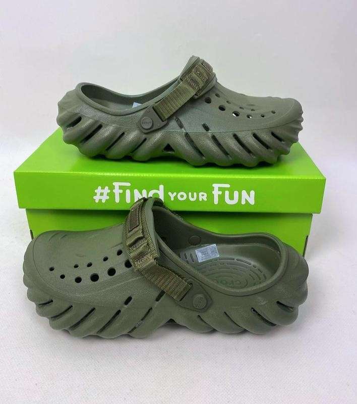 Чоловічі Crocs Echo Clog Army Green — фото 4