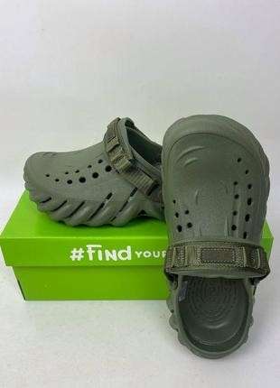 Чоловічі Crocs Echo Clog Army Green — фото 5