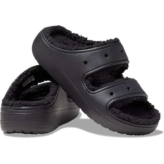 Жіночі Crocs утеплені Чорні Classic Cozzzy Black