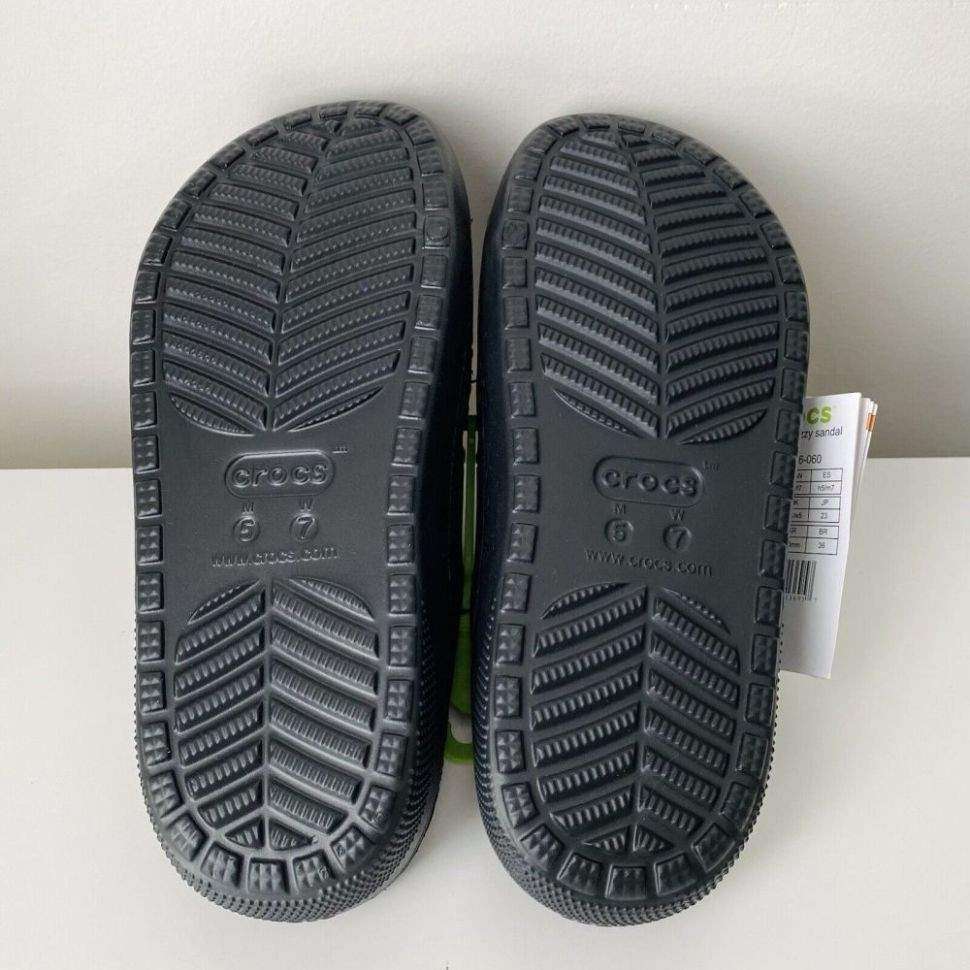 Жіночі Crocs утеплені Чорні Classic Cozzzy Black — фото 4