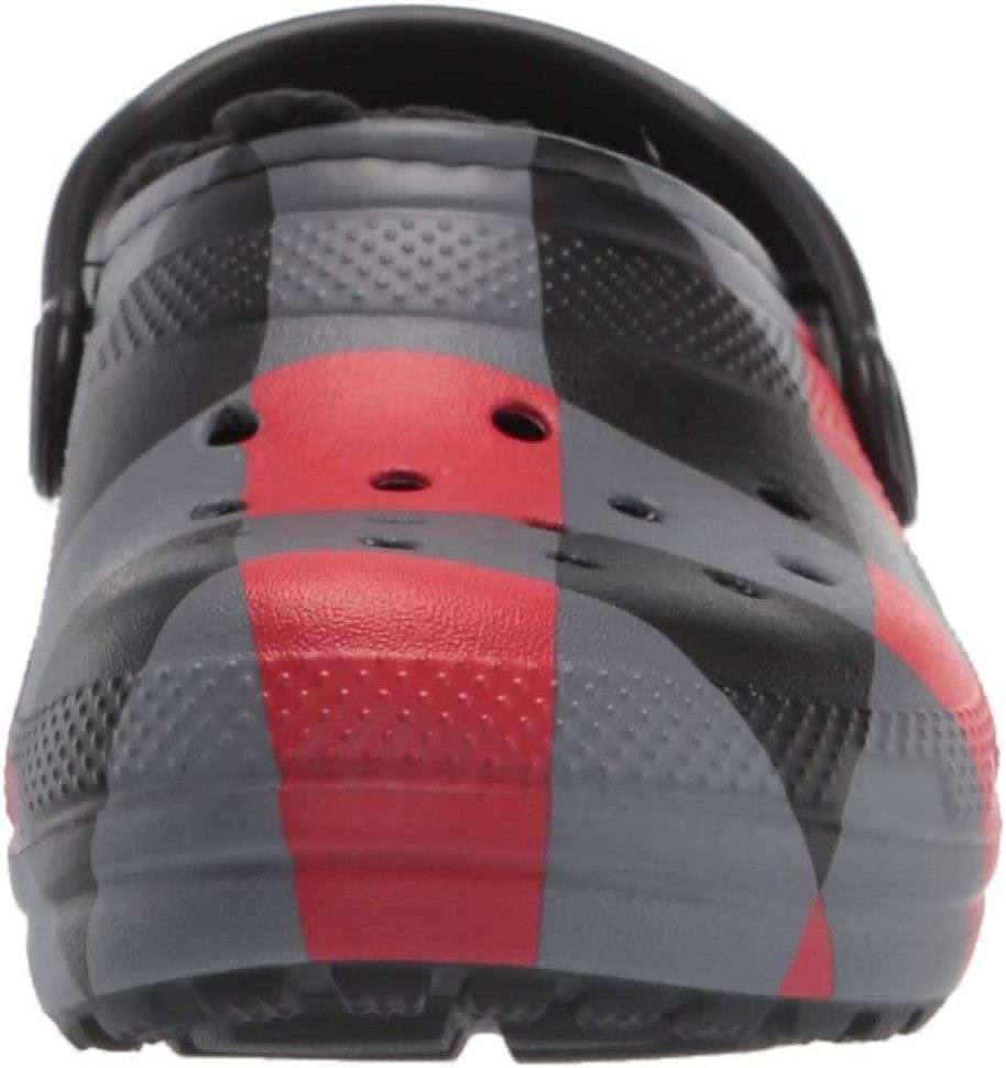 Чоловічі Crocs утеплені Classic Lined Clog Plaid/Black — фото 5
