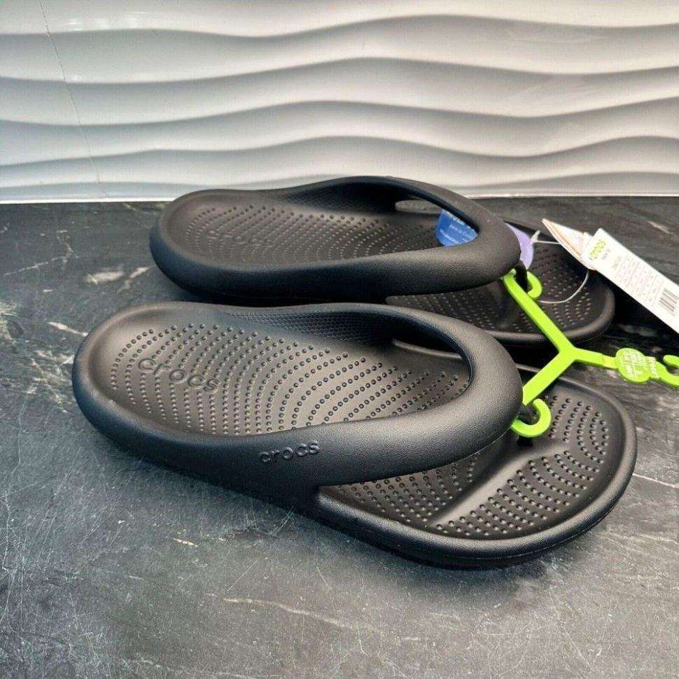 Чоловічі в'єтнамки Crocs Mellow Flip Black — фото 4