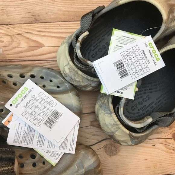 Чоловічі Crocs Echo Marbled Clog Bone/Multi — фото 2