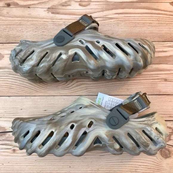 Чоловічі Crocs Echo Marbled Clog Bone/Multi — фото 13