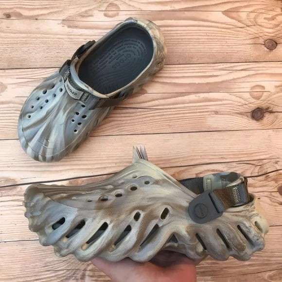 Чоловічі Crocs Echo Marbled Clog Bone/Multi — фото 15