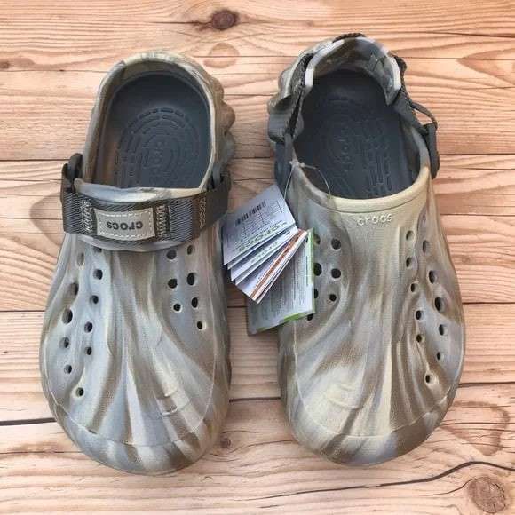 Чоловічі Crocs Echo Marbled Clog Bone/Multi — фото 5