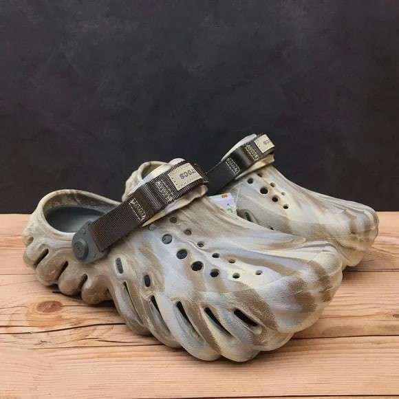 Чоловічі Crocs Echo Marbled Clog Bone/Multi — фото 10
