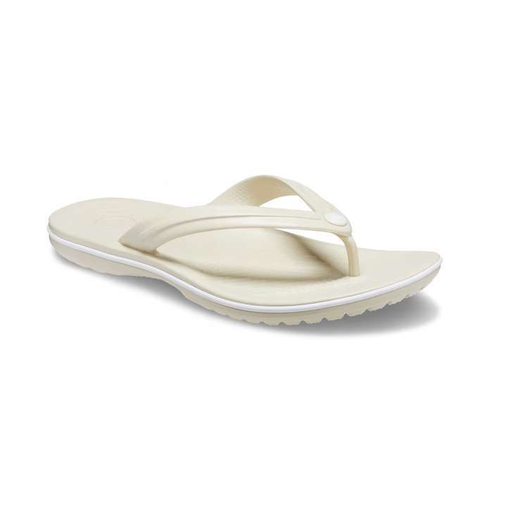 Жіночі в'єтнамки Крокбенд Бежеві Crocs Crocband Flip Flop Bone — фото 6