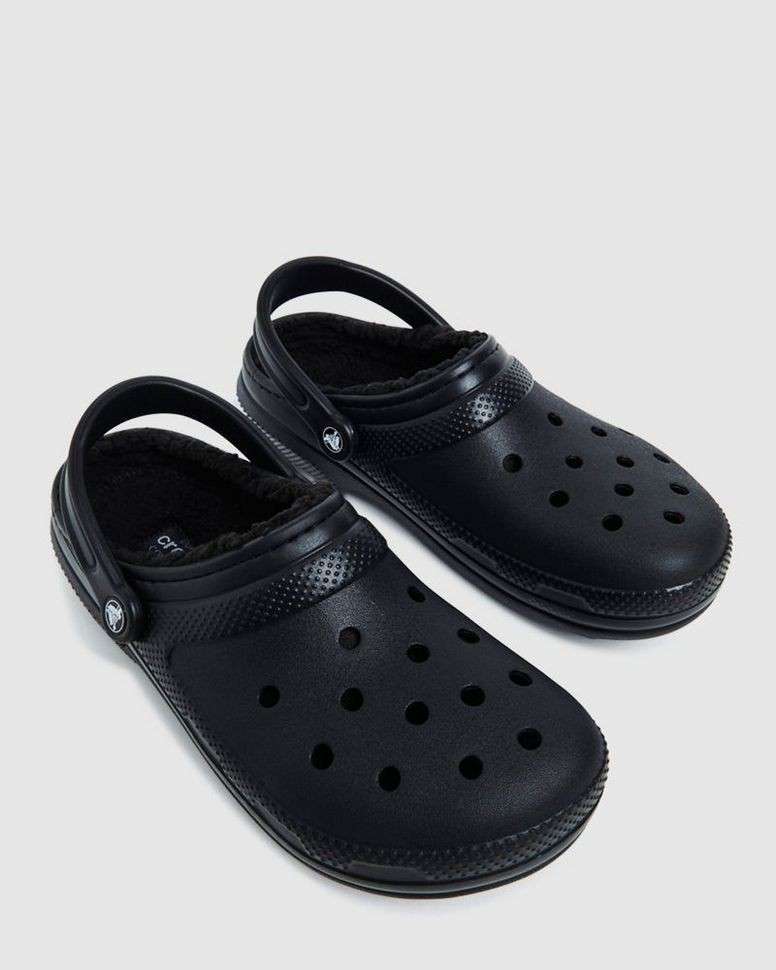 Crocs Клог Класік Утеплені Чорні Classic Lined Black — фото 5