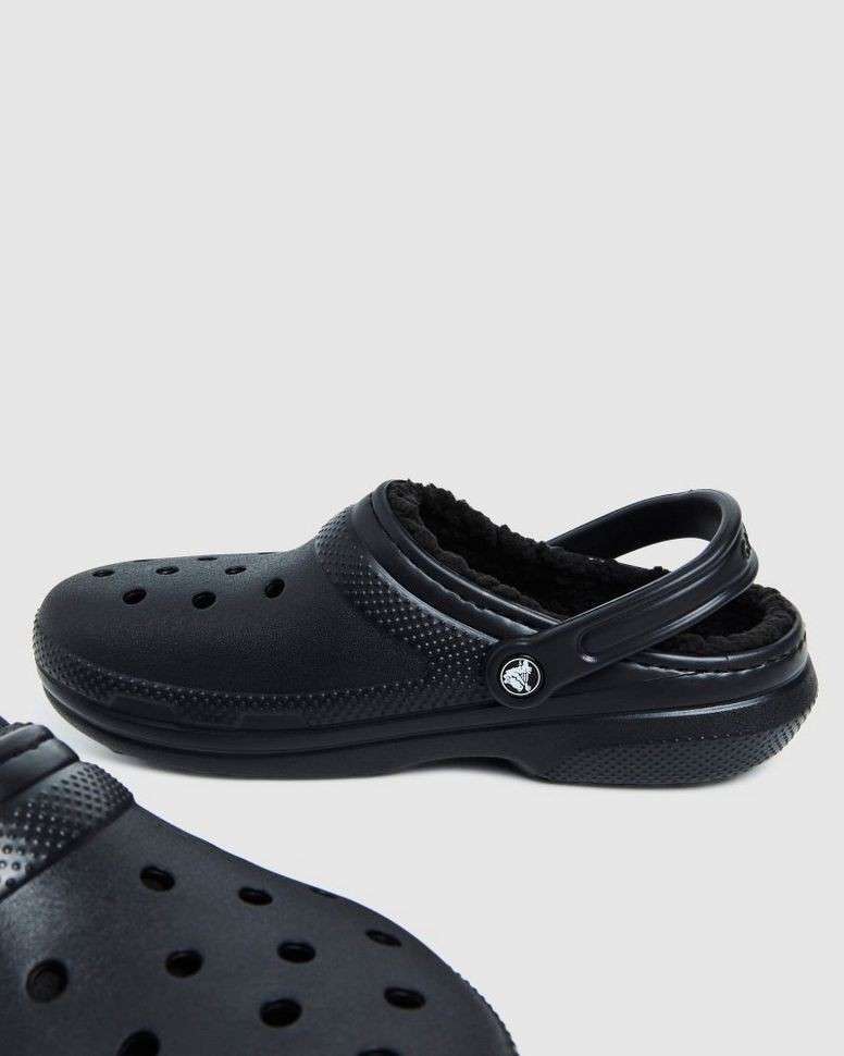 Crocs Клог Класік Утеплені Чорні Classic Lined Black — фото 6