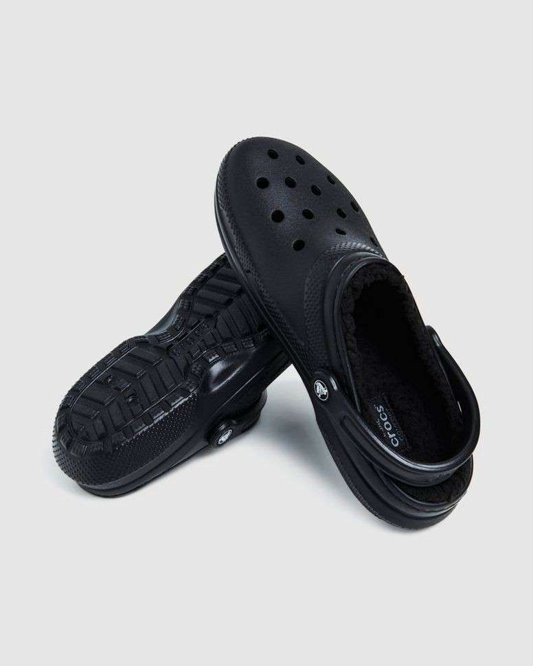 Crocs Клог Класік Утеплені Чорні Classic Lined Black — фото 8