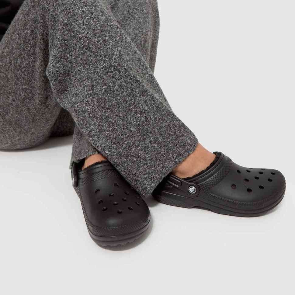 Crocs Клог Класік Утеплені Чорні Classic Lined Black — фото 9