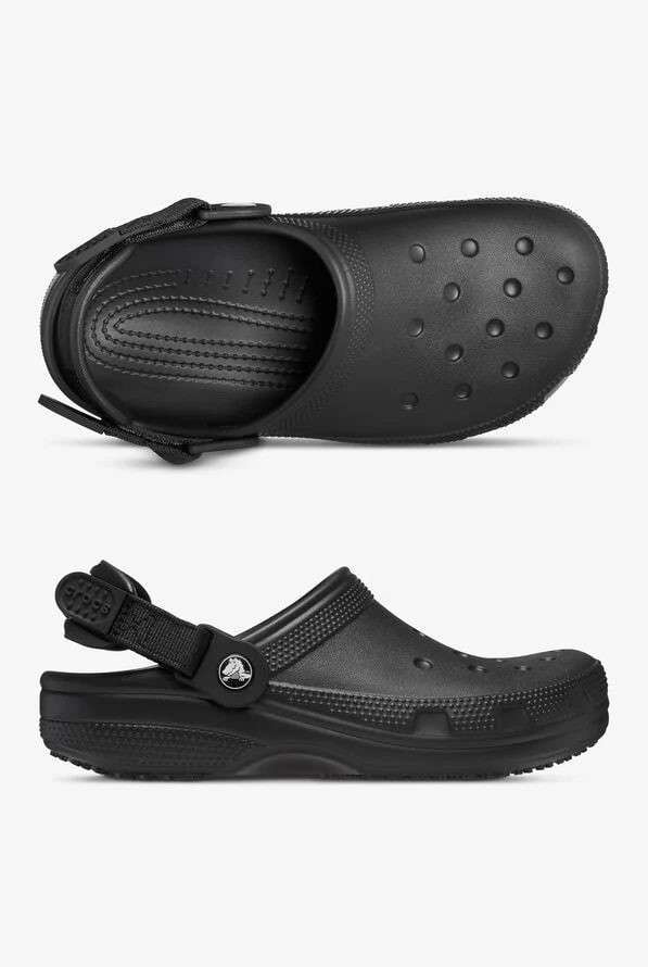 Crocs Класік для праці Чорні Classic Work Clog Black — фото 2