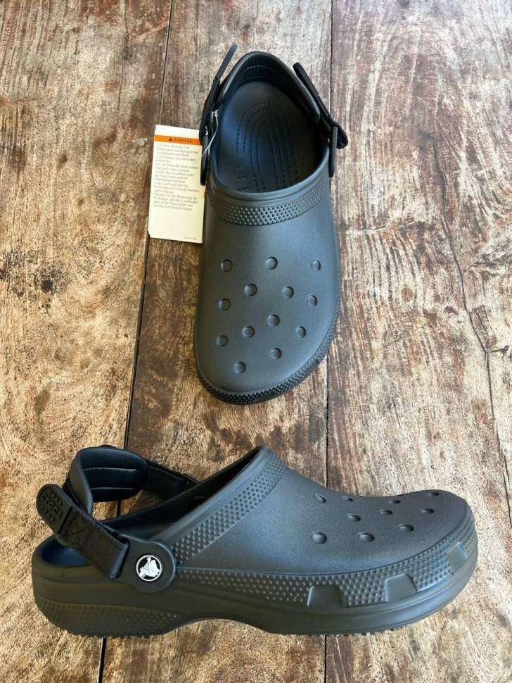 Crocs Класік для праці Чорні Classic Work Clog Black — фото 7