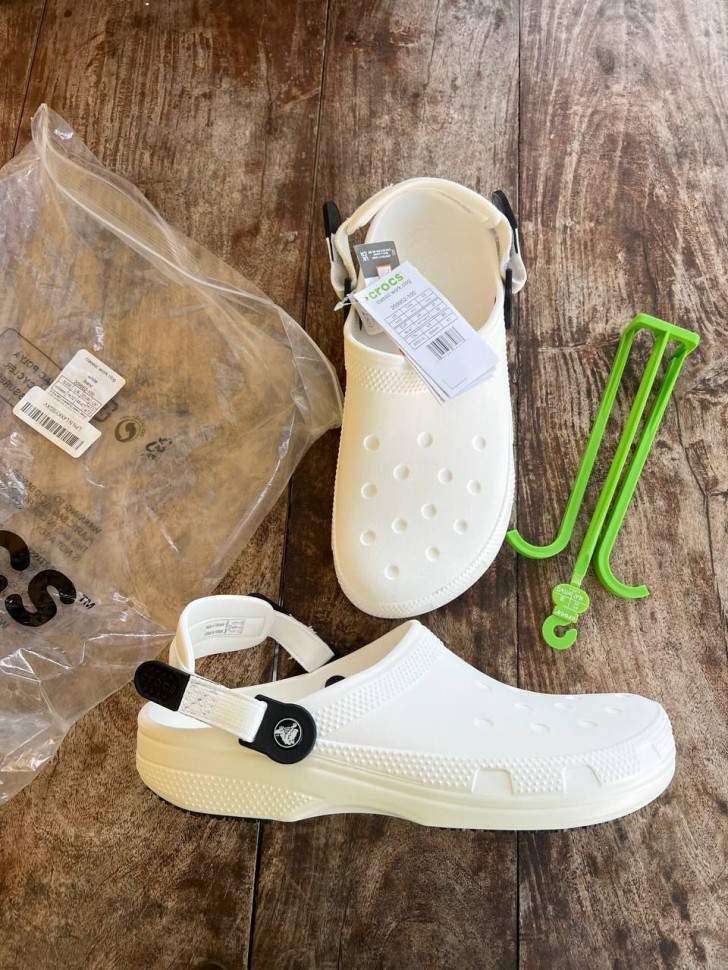 Crocs Класік для праці Білі Classic Work Clog White — фото 6