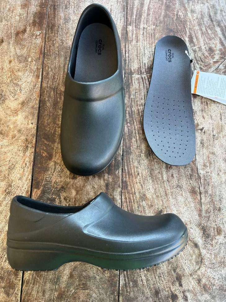 Crocs Для Праці Чорні On The Clock Work Slip-On Black — фото 6