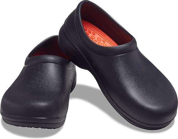 Crocs Для Праці Чорні Лайтрайд On The Clock LiteRide Slip-On Black
