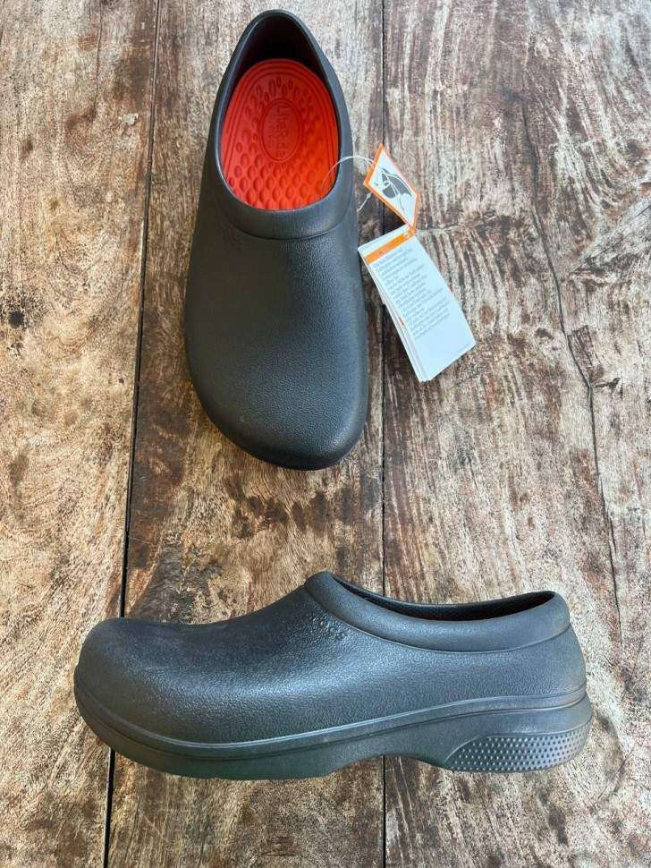 Crocs Для Праці Чорні Лайтрайд On The Clock LiteRide Slip-On Black — фото 7