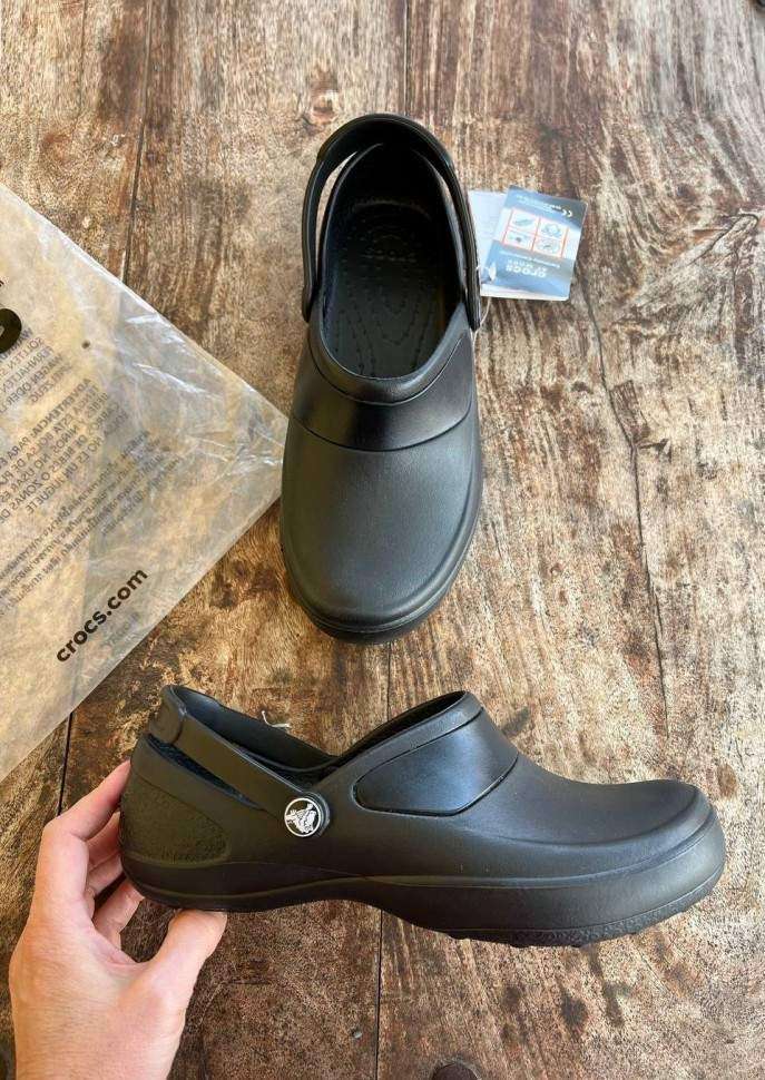 Crocs Мерсі Для Праці Жіночі Чорні Women's Mercy Work Black/Black — фото 3
