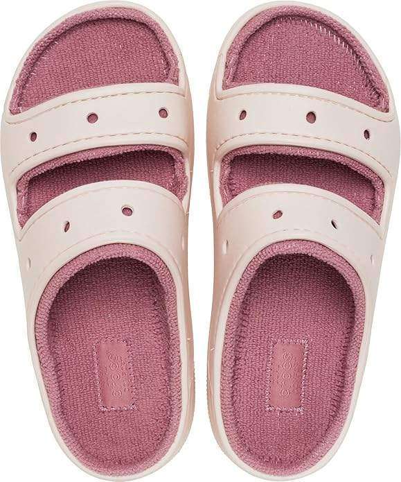 Жіночі Crocs утеплені Рожеві Classic Cozzzy Quartz — фото 6