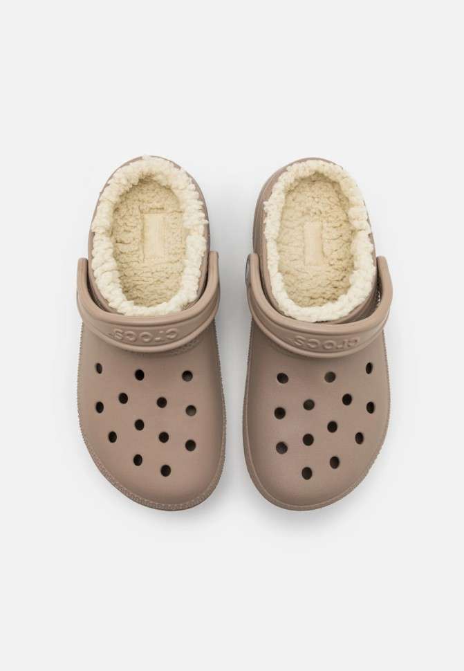 Crocs Утеплені Бежеві Classic Lined Clog Mushroom/Bone — фото 4
