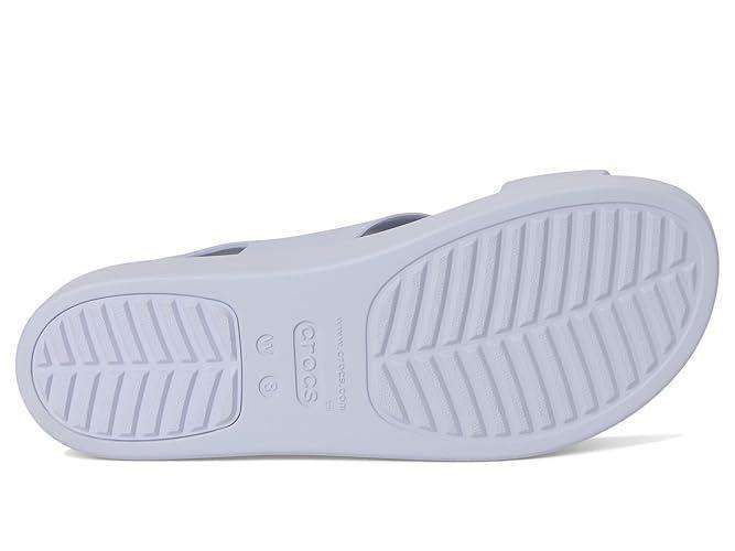 Жіночі Сандалі Платформа Лавандові Crocs Women's Brooklyn 4u Low Wedges Sandal Purple Moon — фото 5
