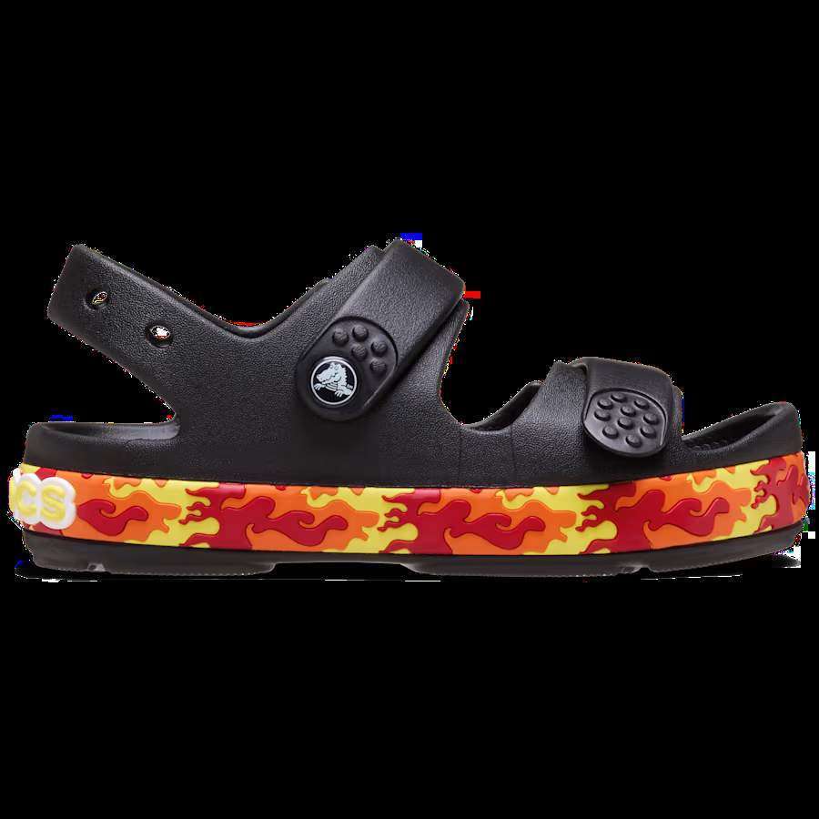 Дитячі сандалії для хлопчика Kids’ Crocband™ Cruiser Flames Sandal Black — фото 2