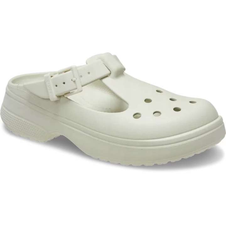 Жіночі сандалі Crocs Бежеві Classic Mary Jane Bone — фото 2