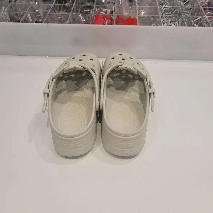 Жіночі сандалі Crocs Бежеві Classic Mary Jane Bone — фото 7