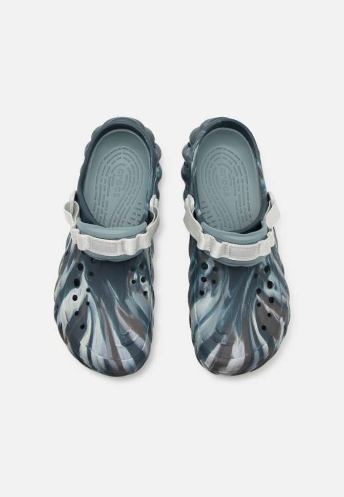 Crocs Эхо Клог Сині Echo Clog Marbled Black Sand/Multi — фото 5