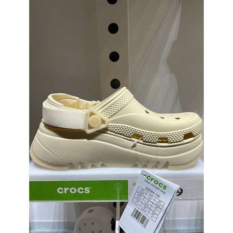 Жіночі Crocs Hiker Xscape Clog Vanilla Baige — фото 9