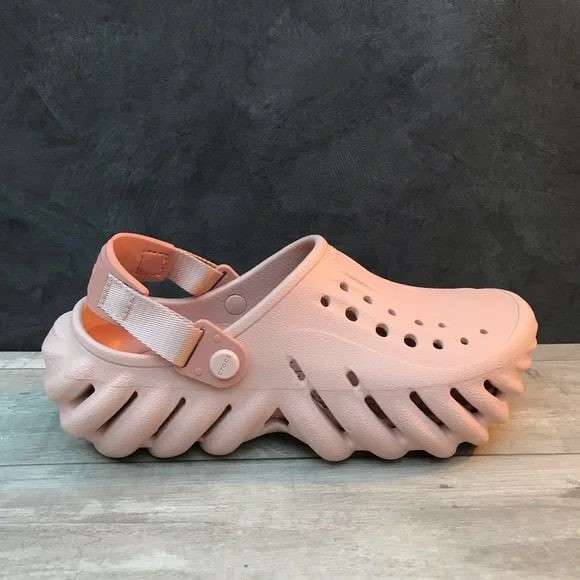Жіночі Crocs Echo Clog Atmosphere Stucco Pink Clay — фото 11