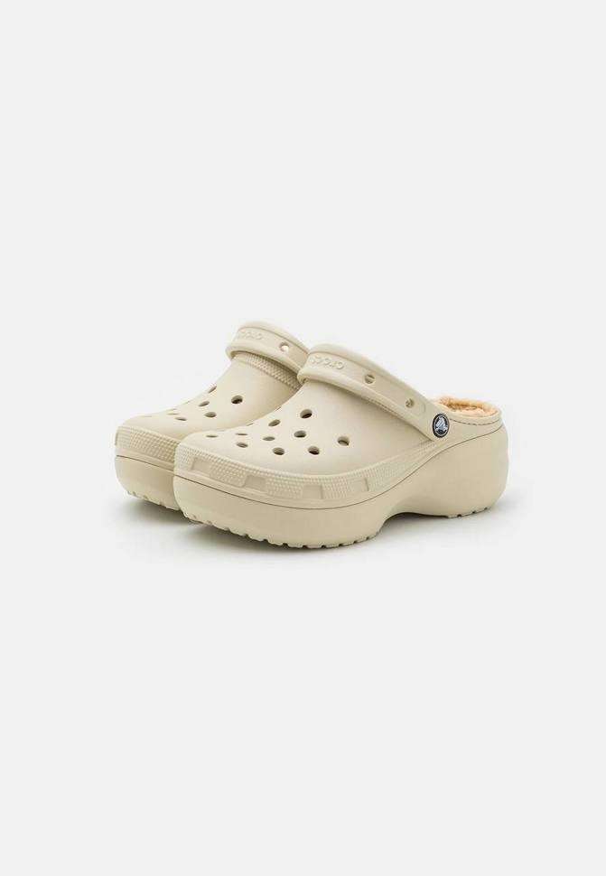 Жіночі Crocs утеплені Classic Platform Lined Clog W Bone — фото 14
