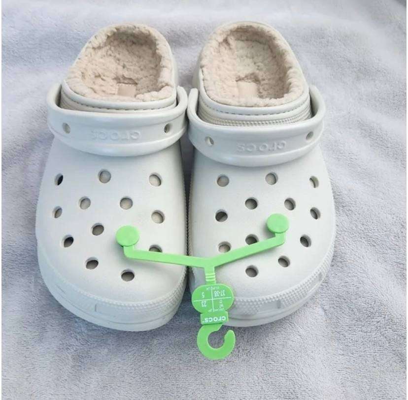Жіночі Crocs утеплені Classic Platform Lined Clog W Bone — фото 7