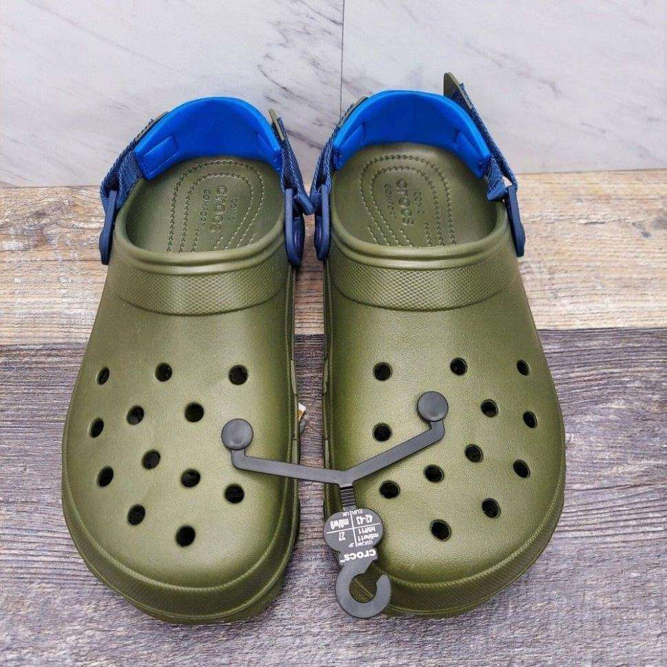 Чоловічі Crocs Classic All Terrain Clog Army Green/Navy — фото 3