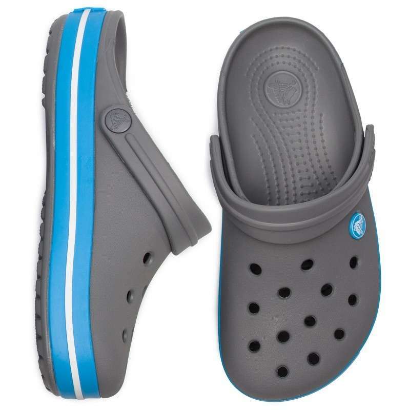 Crocs Крокбенд Сірі Клог Сабо Crocband Clog Charcoal/Ocean — фото 5