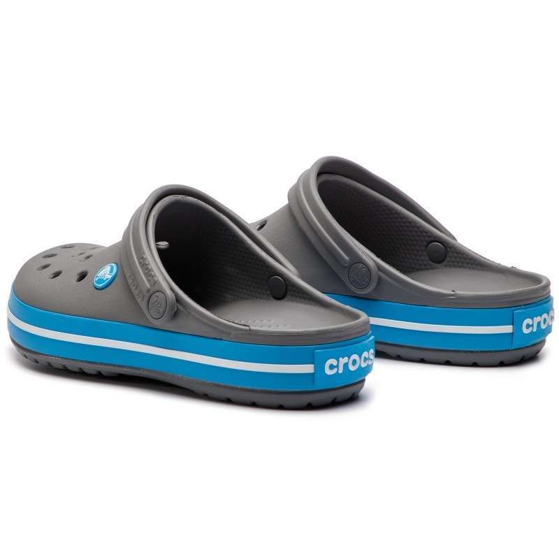 Crocs Крокбенд Сірі Клог Сабо Crocband Clog Charcoal/Ocean — фото 7