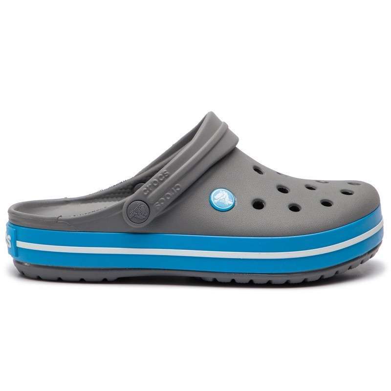 Crocs Крокбенд Сірі Клог Сабо Crocband Clog Charcoal/Ocean — фото 8
