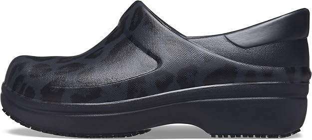 Crocs Для Праці Жіночі Сині Леопард Women's Navy/ Leopard Neria Pro II Graphic Clogs — фото 7