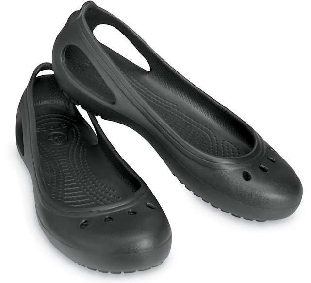 Балетки Жіночі Crocs Kadee Flat Black — фото 1