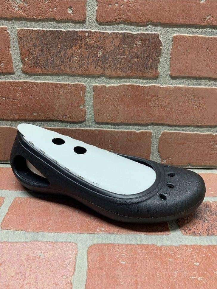 Балетки Жіночі Crocs Kadee Flat Black — фото 5