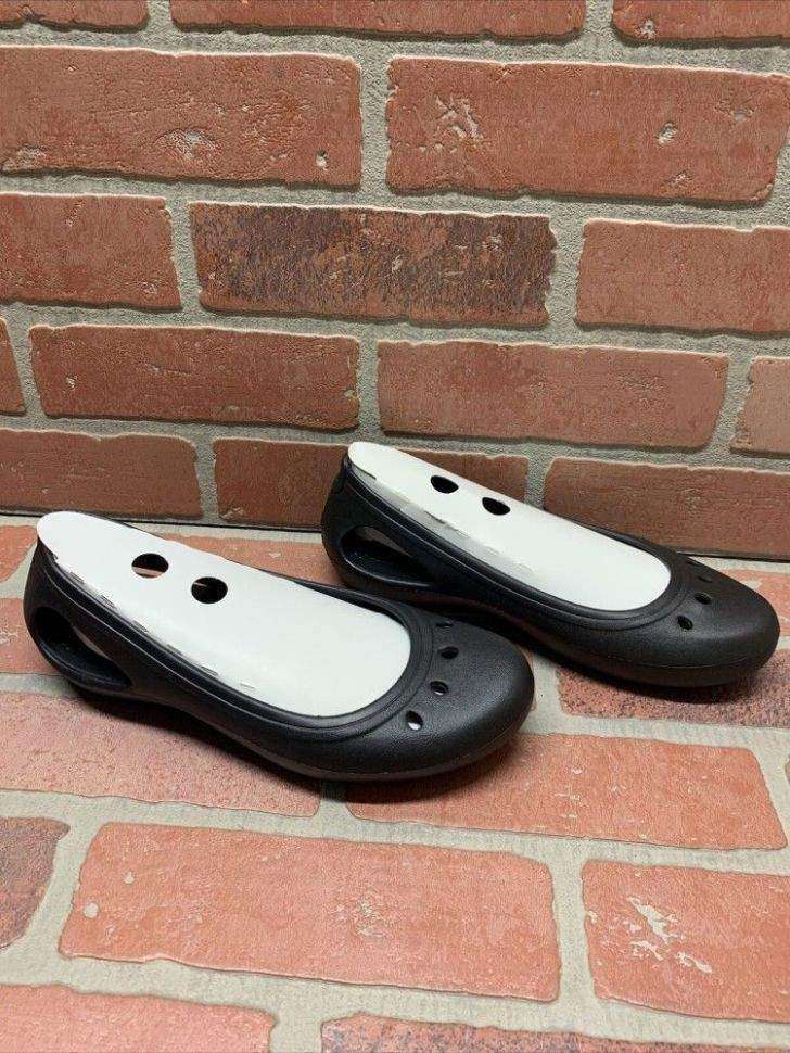 Балетки Жіночі Crocs Kadee Flat Black — фото 7